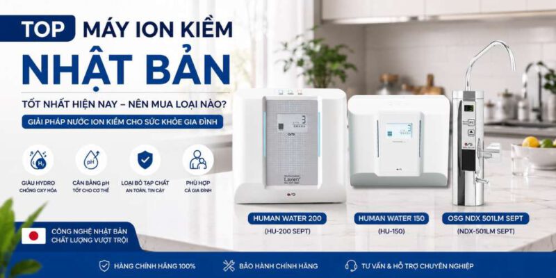 máy ion kiềm nhật bản