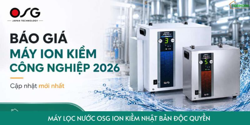 giá máy ion kiềm công nghiệp