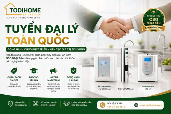 Đại lý máy ion kiềm