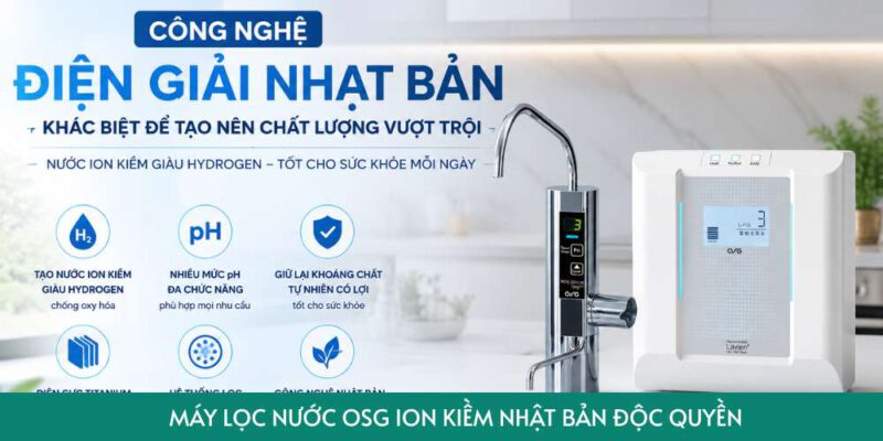 công nghệ điện giải nhật bản