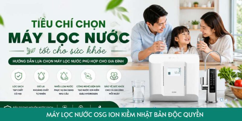 máy lọc nước tốt cho sức khỏe